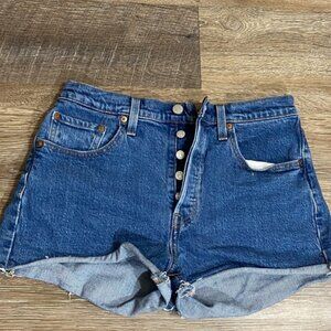 Classic Blue 501 Jean Shorts